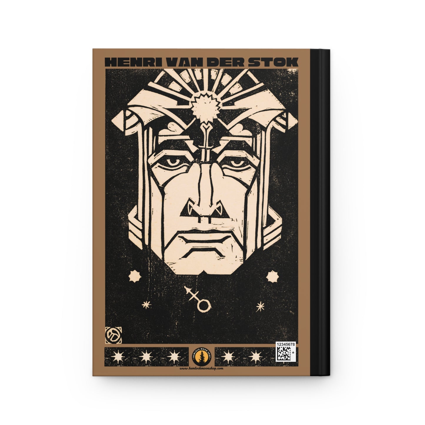 Mars Hardcover Journal | Henri van der Stok's Planet Masks No. 004