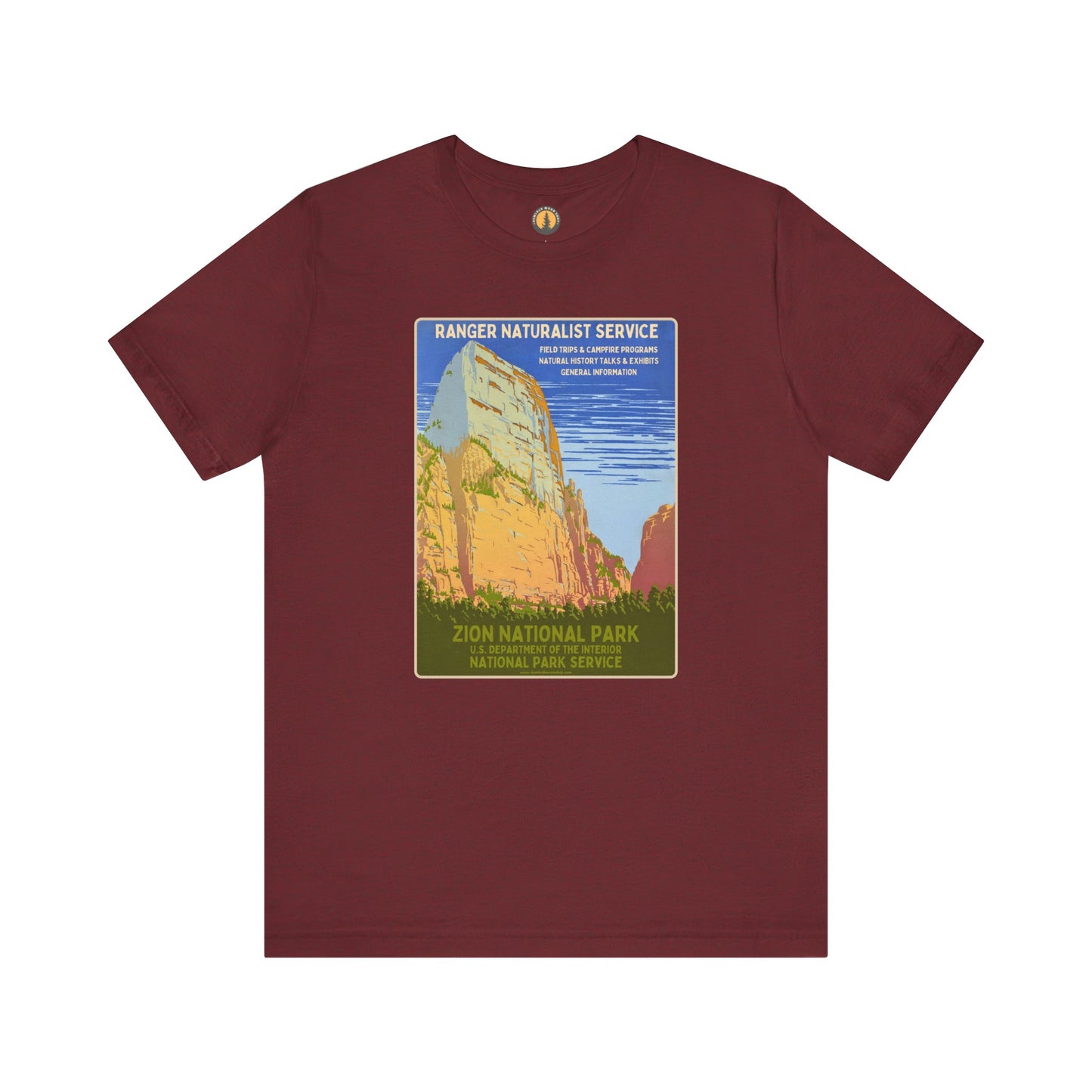 Zion National Park Vintage Poster Tee