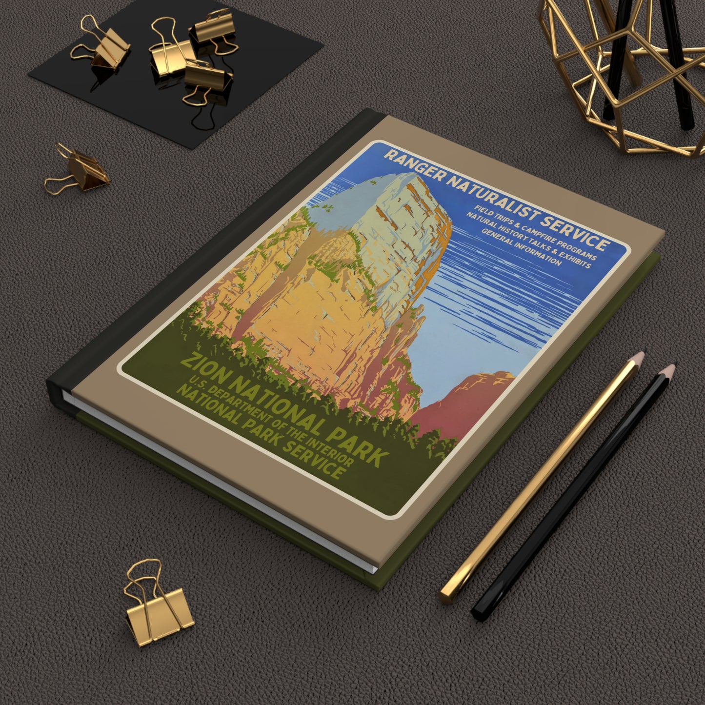 Zion National Park Hardcover Journal