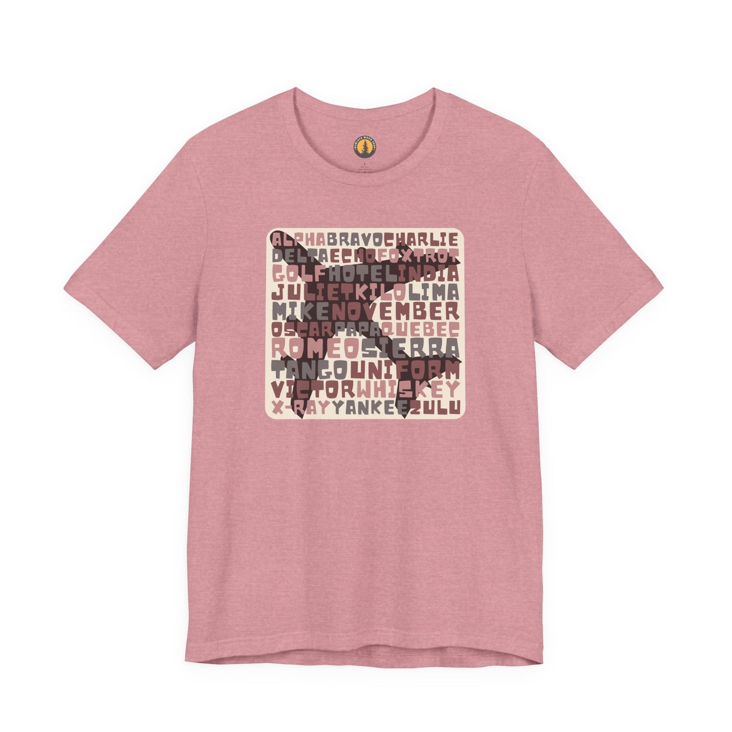 Pink Alpha Bravo Charlie Tee