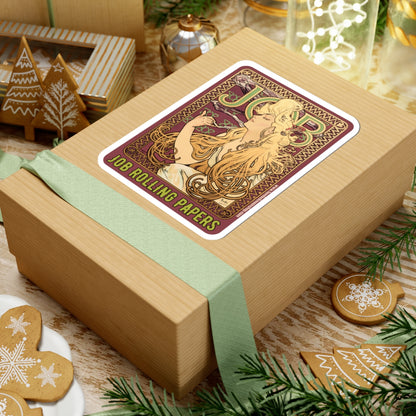 Blonde Job Rolling Papers | Vintage Art Nouveau Sticker (4 sizes)