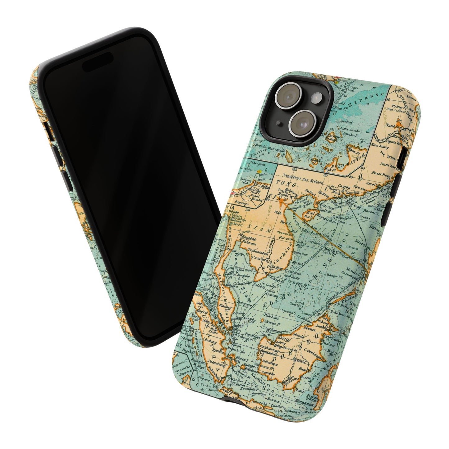 South China Sea Antique Map iPhone Case