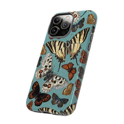 Butterflies Vintage Illustration iPhone Case