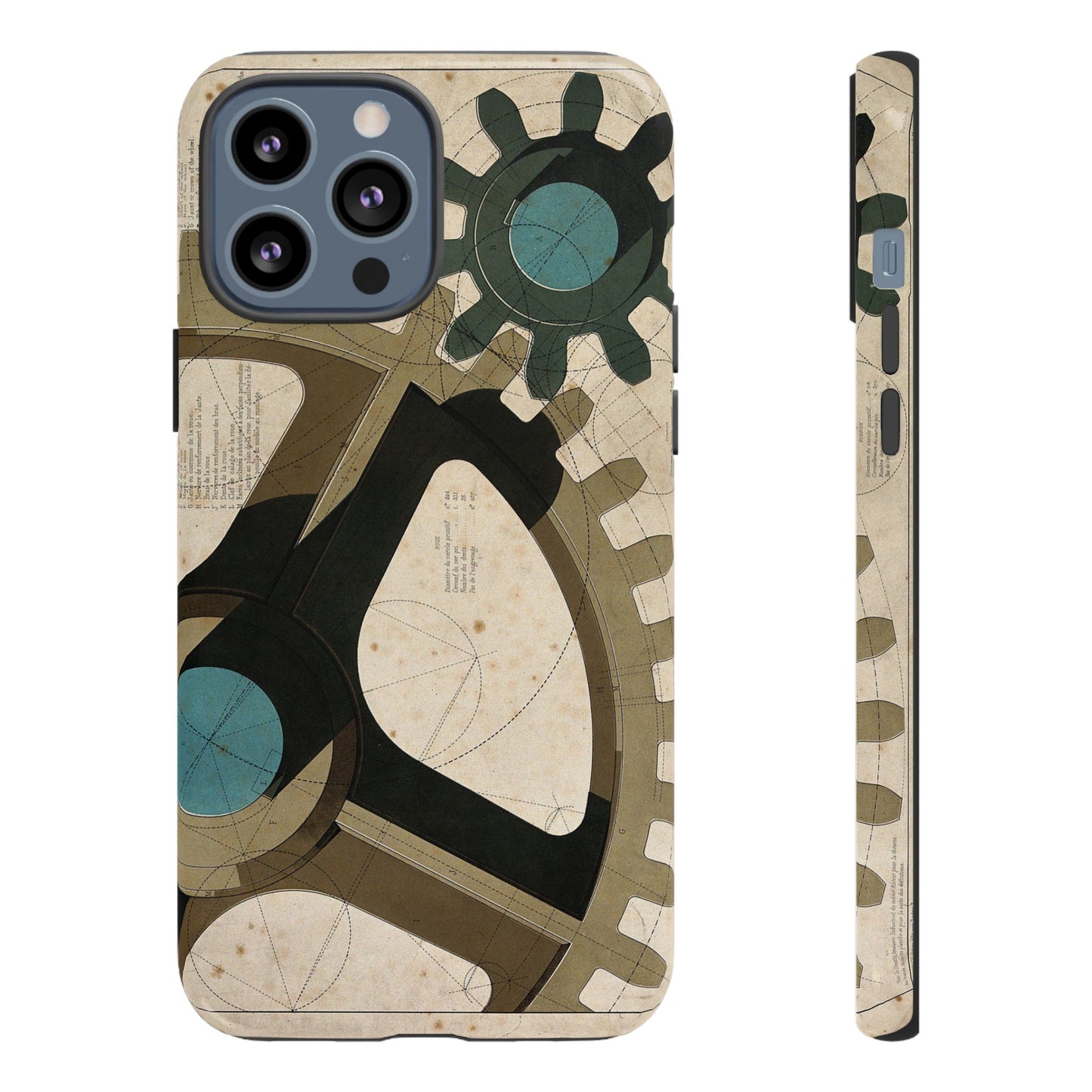 Antique Industrial Cog Wheels iPhone Case