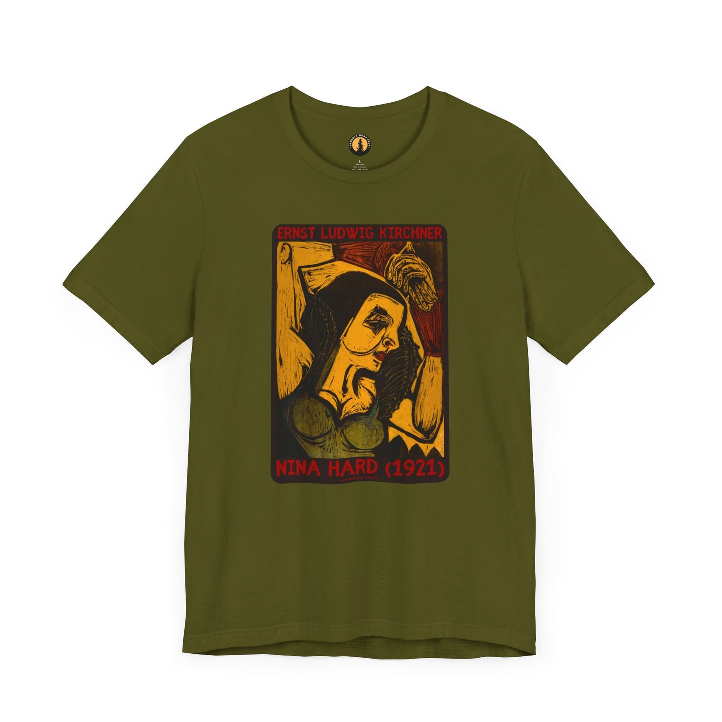 Vintage Art Tee: Nina Hard by Ernst Ludwig Kirchner