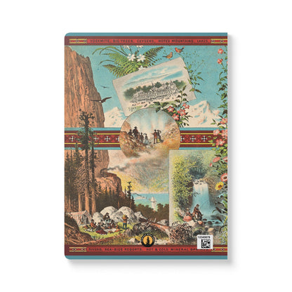 California Vintage Tourist Guide | Softcover Journal with Inside Illustrations