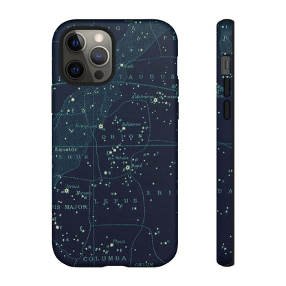 Stargazer Orion iPhone Case | Vintage Constellations Map