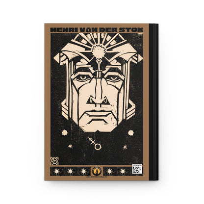 Mars Hardcover Journal | Henri van der Stok's Planet Masks No. 004