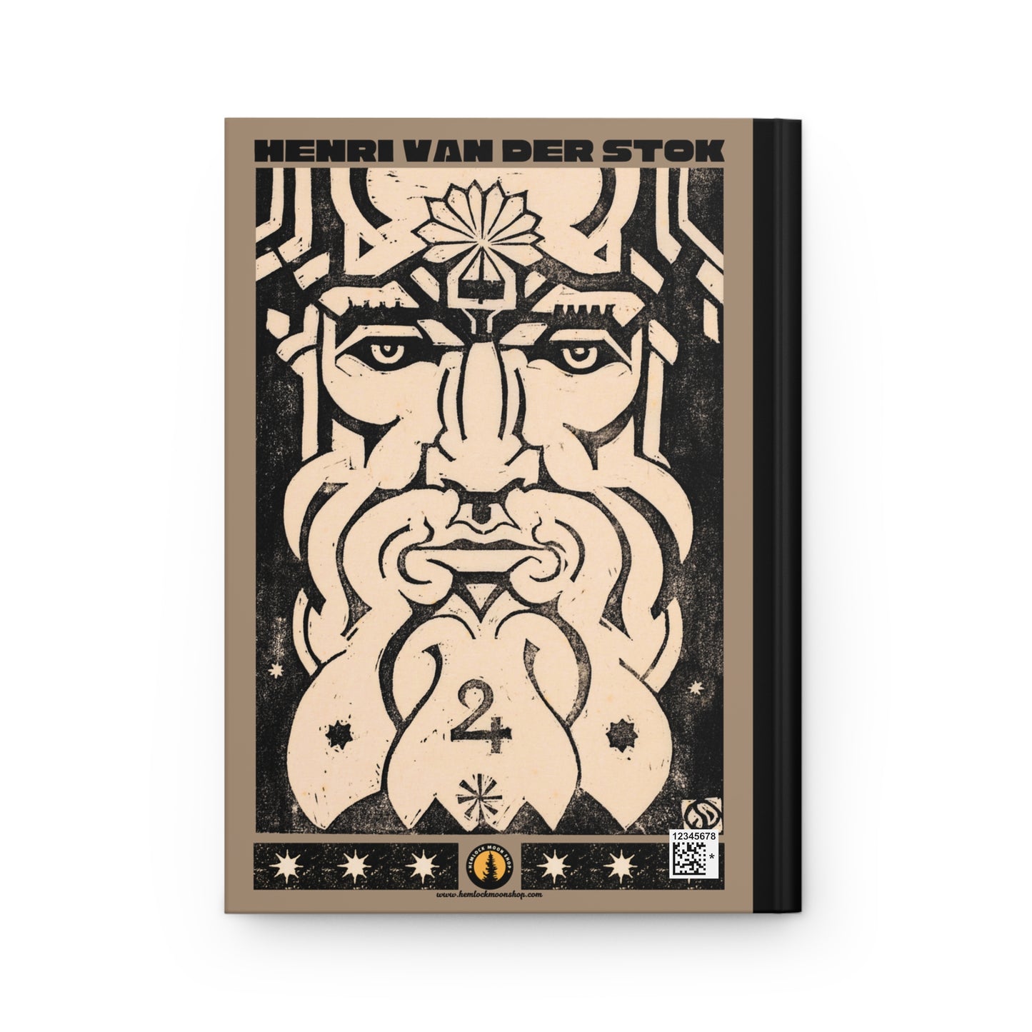 Jupiter Hardcover Journal | Henri van der Stok's Planet Masks No. 005