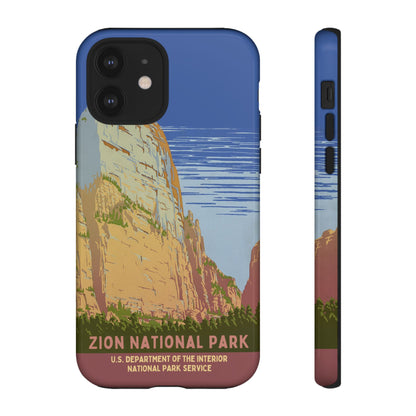 Zion National Park Retro iPhone Case