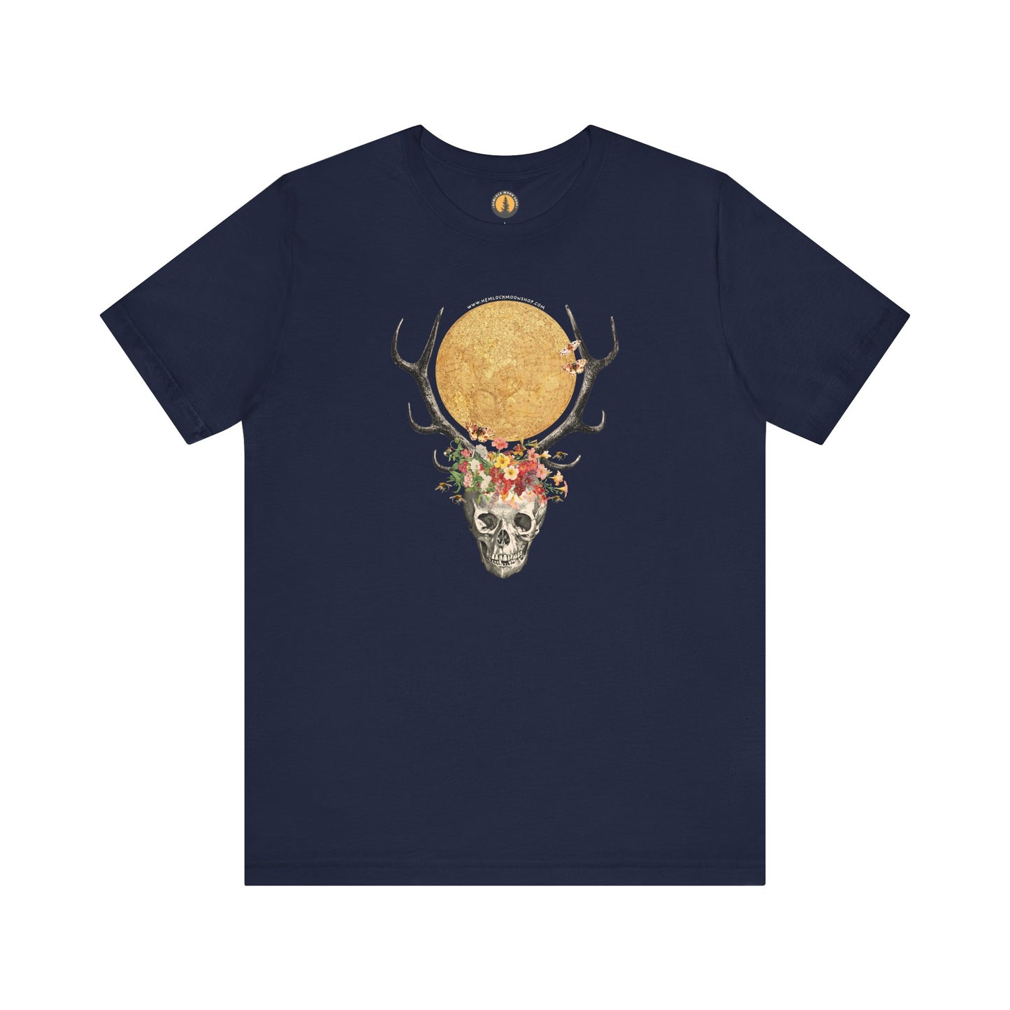 Bohemian Skull & Antlers Tee
