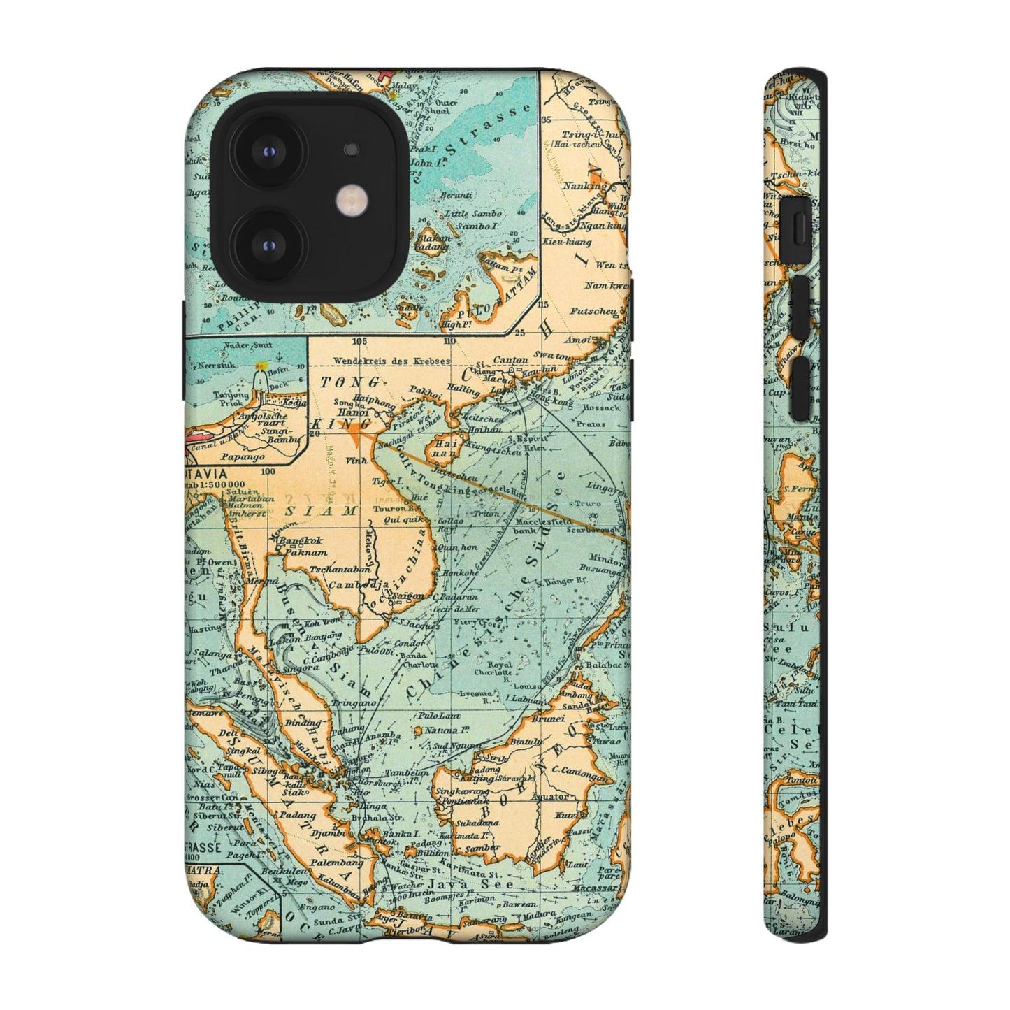 South China Sea Antique Map iPhone Case