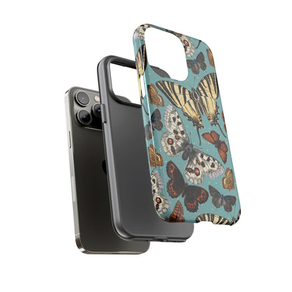 Butterflies Vintage Illustration iPhone Case