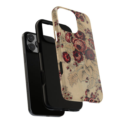 Red Roses Vintage iPhone Case