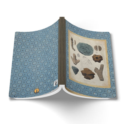 Fossils Vintage Blue Softcover Notebook