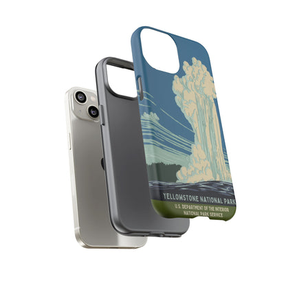 Yellowstone National Park Retro iPhone Case