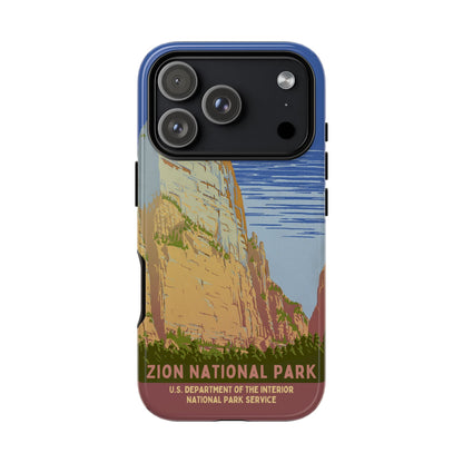 Zion National Park Retro iPhone Case