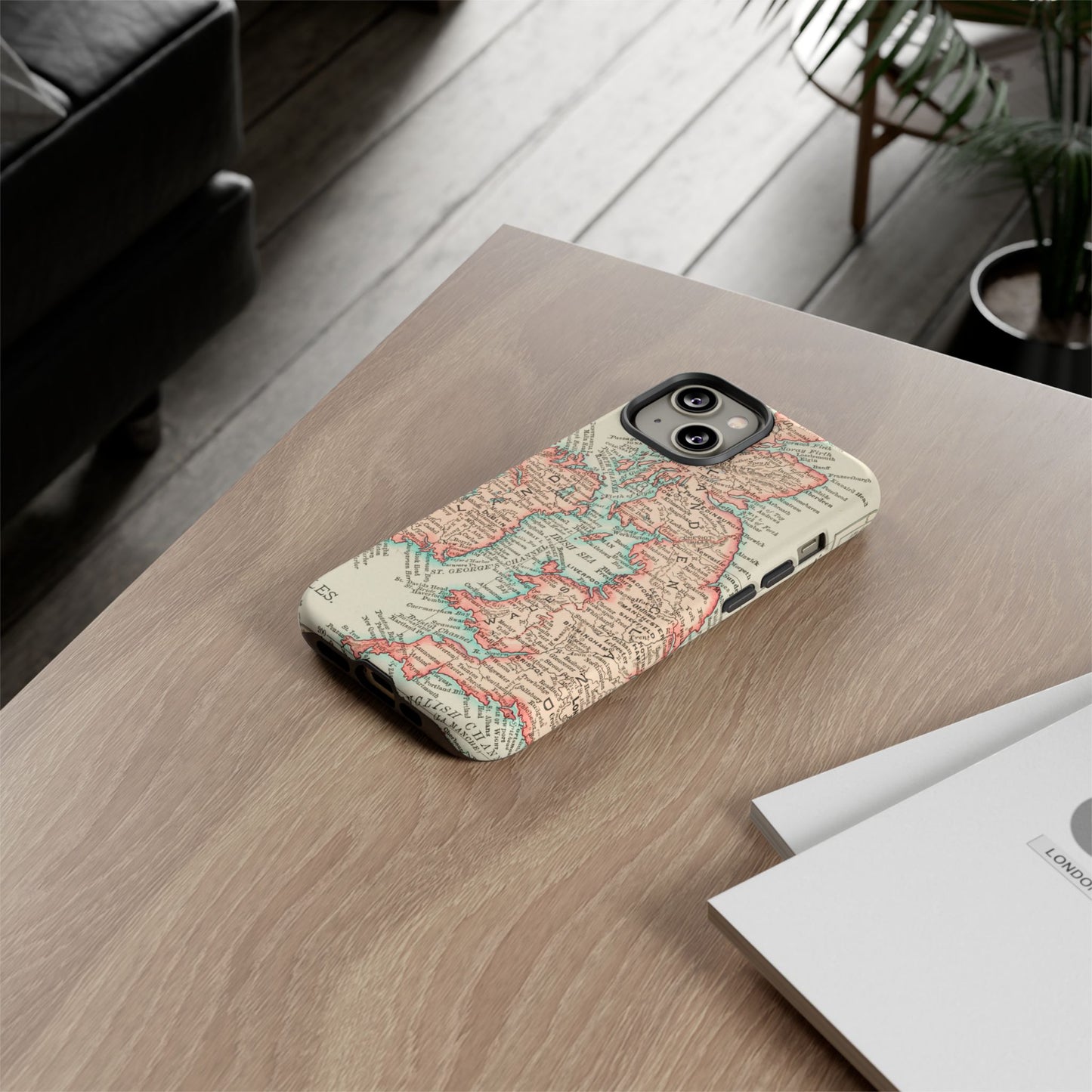 British Isles Vintage Map iPhone Case