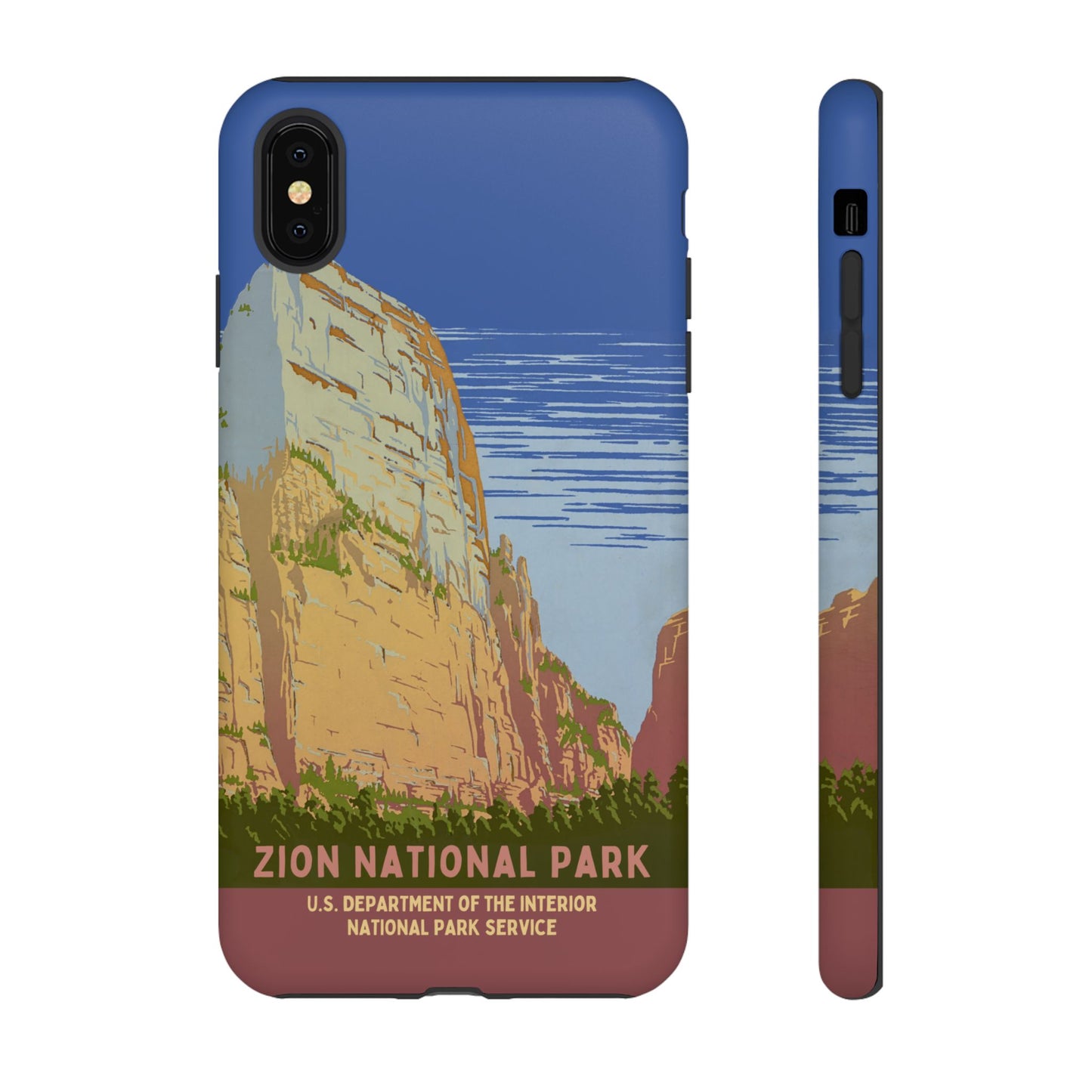 Zion National Park Retro iPhone Case