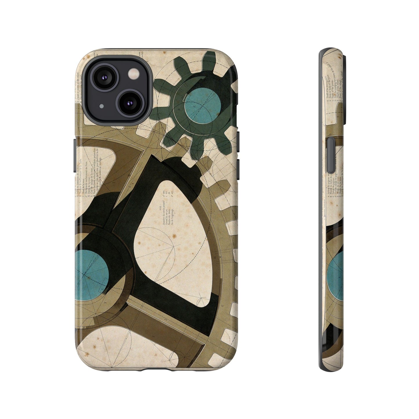 Antique Industrial Cog Wheels iPhone Case