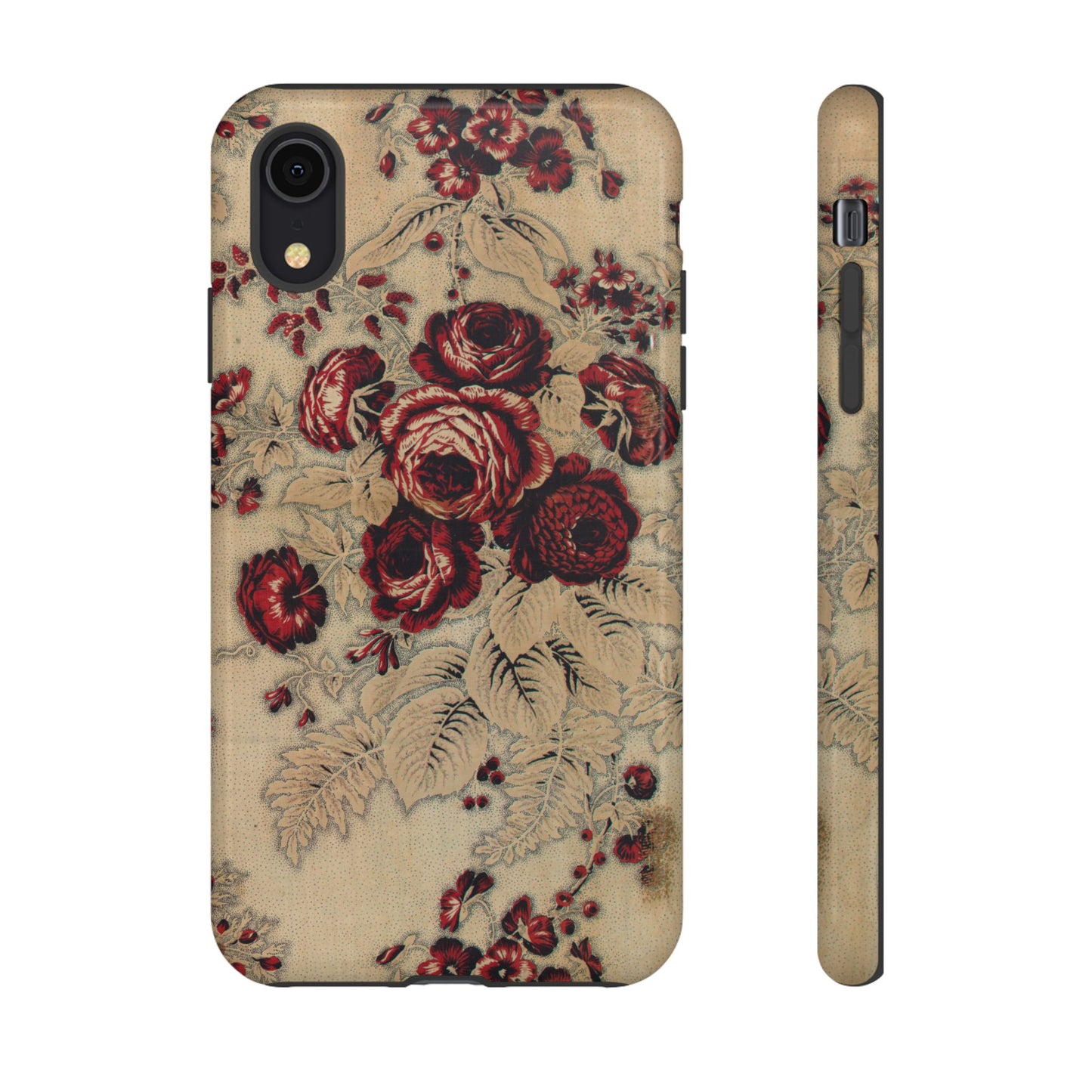 Red Roses Vintage iPhone Case