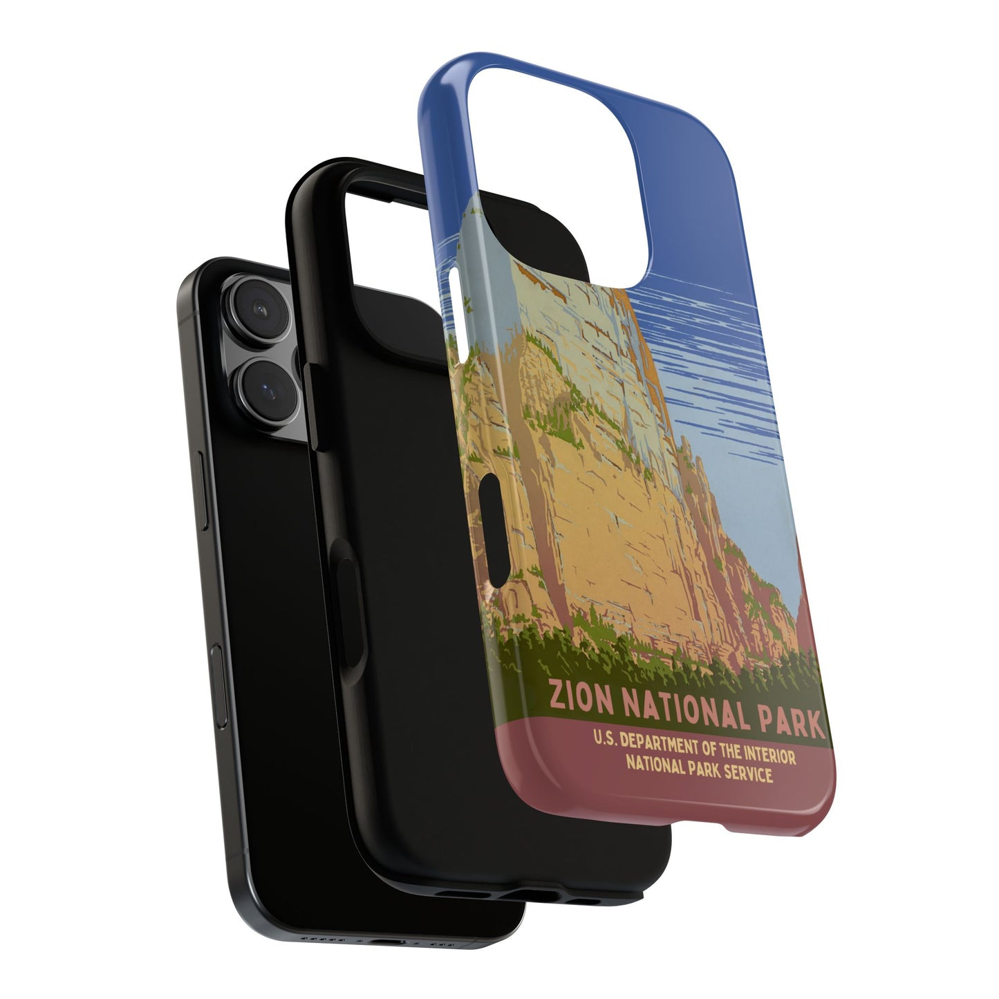 Zion National Park Retro iPhone Case