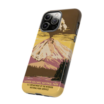 Lassen Volcanic National Park Retro iPhone Case