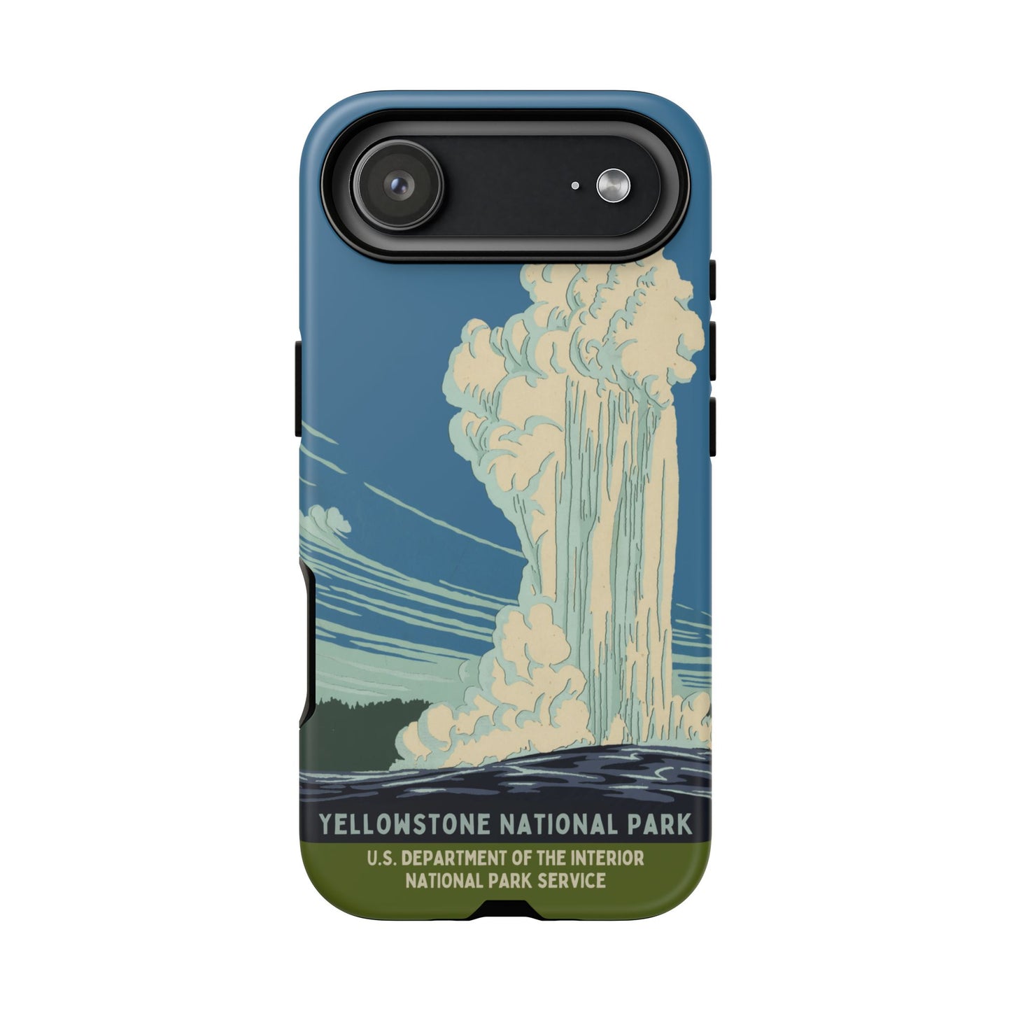 Yellowstone National Park Retro iPhone Case