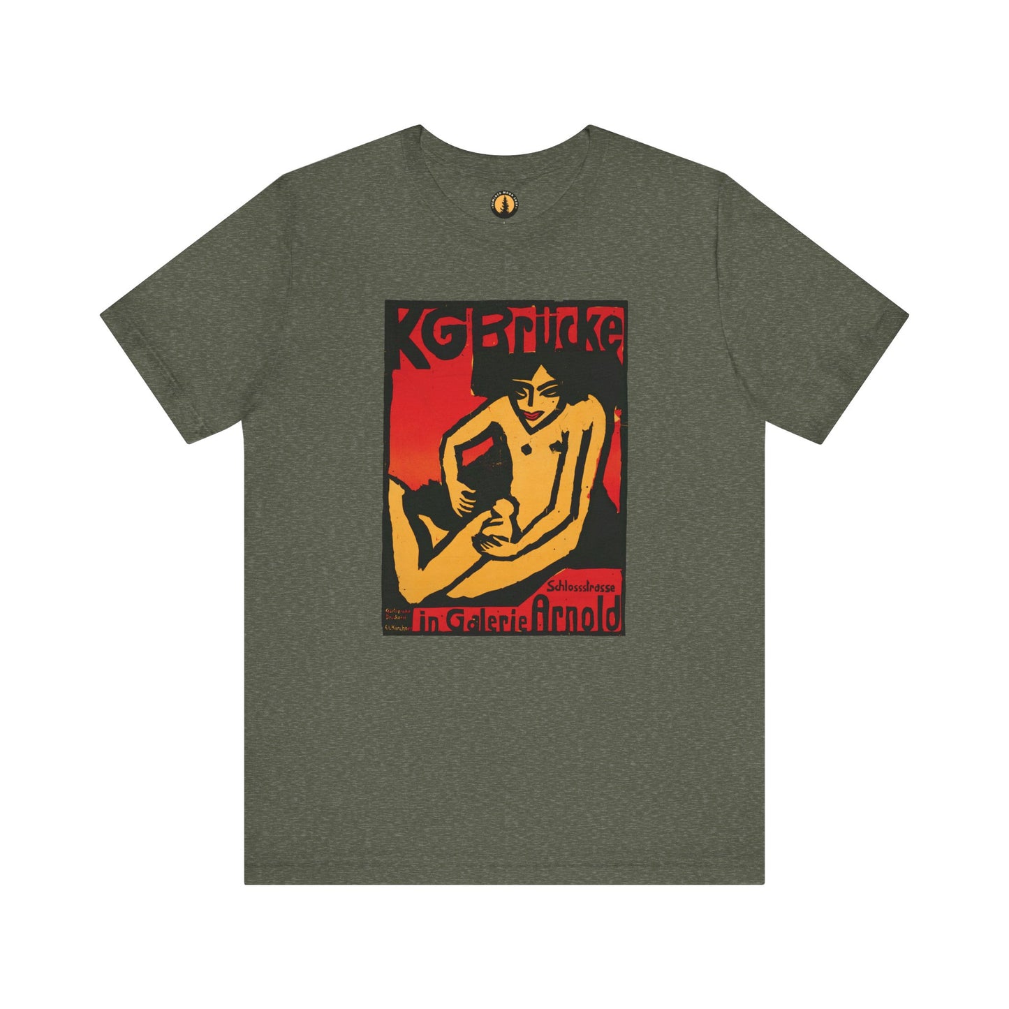 Die Brücke German Expressionism Art Tee | Ernst Ludwig Kirchner