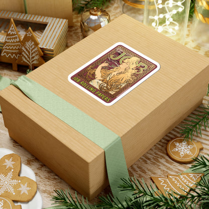 Blonde Job Rolling Papers | Vintage Art Nouveau Sticker (4 sizes)