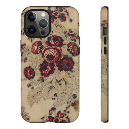 Red Roses Vintage iPhone Case