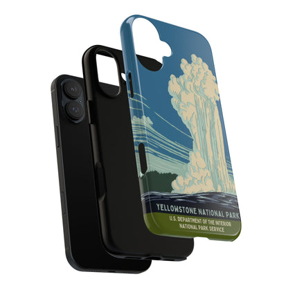 Yellowstone National Park Retro iPhone Case