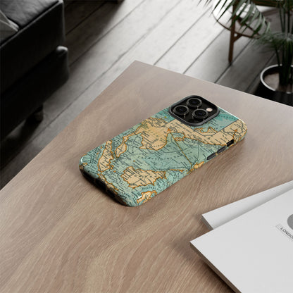 South China Sea Antique Map iPhone Case