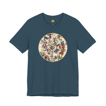Northern Constellations Antique Map Tee