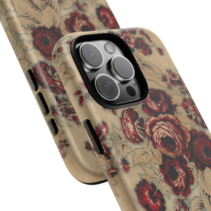 Red Roses Vintage iPhone Case