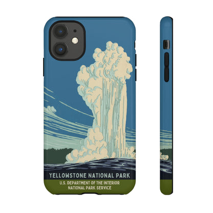 Yellowstone National Park Retro iPhone Case