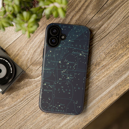 Stargazer Orion iPhone Case | Vintage Constellations Map
