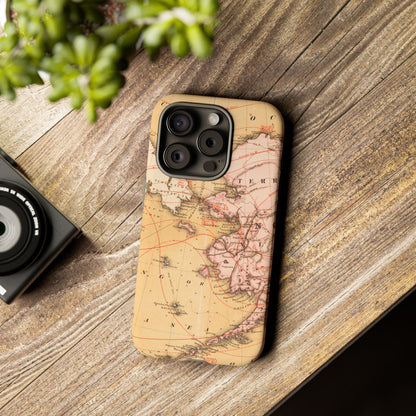 Alaska Territory Antique Map iPhone Case
