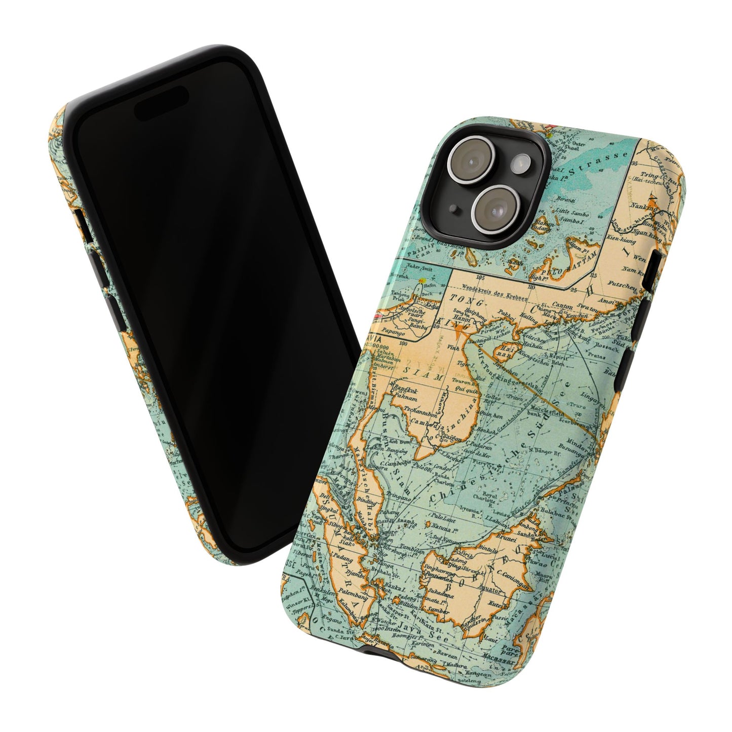 South China Sea Antique Map iPhone Case