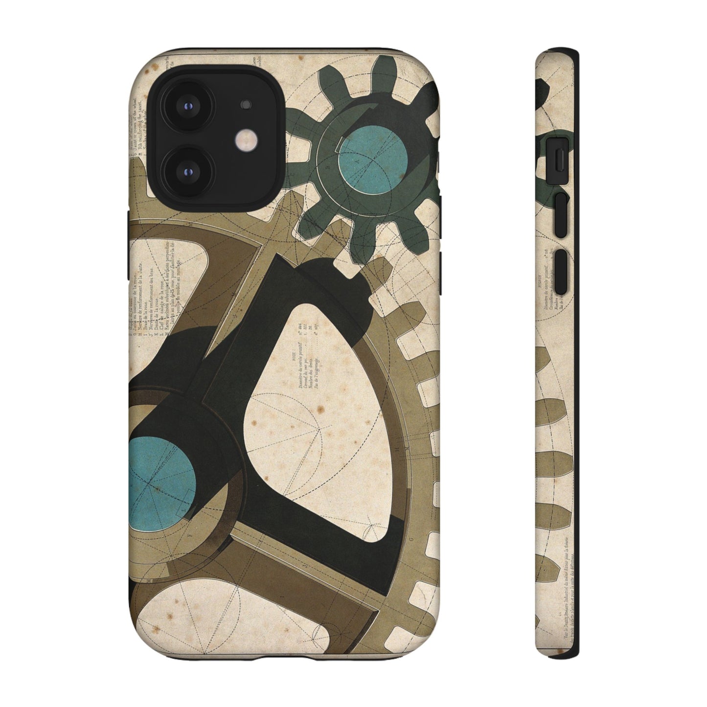 Antique Industrial Cog Wheels iPhone Case