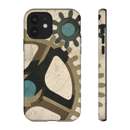 Antique Industrial Cog Wheels iPhone Case