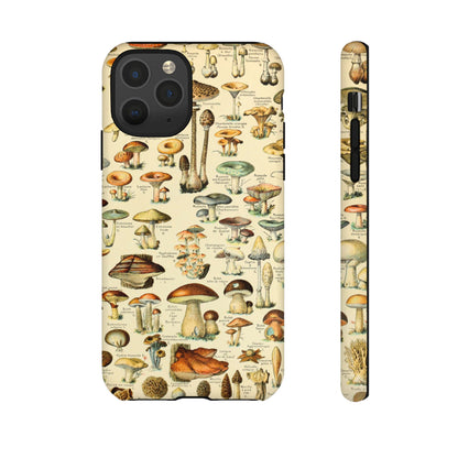 Mushrooms Vintage Field Guide iPhone Case