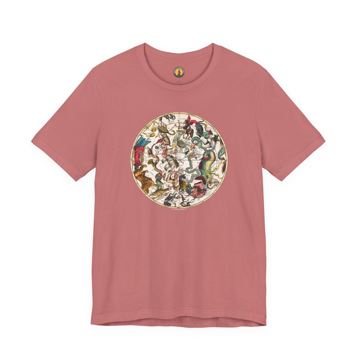Southern Constellations Antique Map Tee