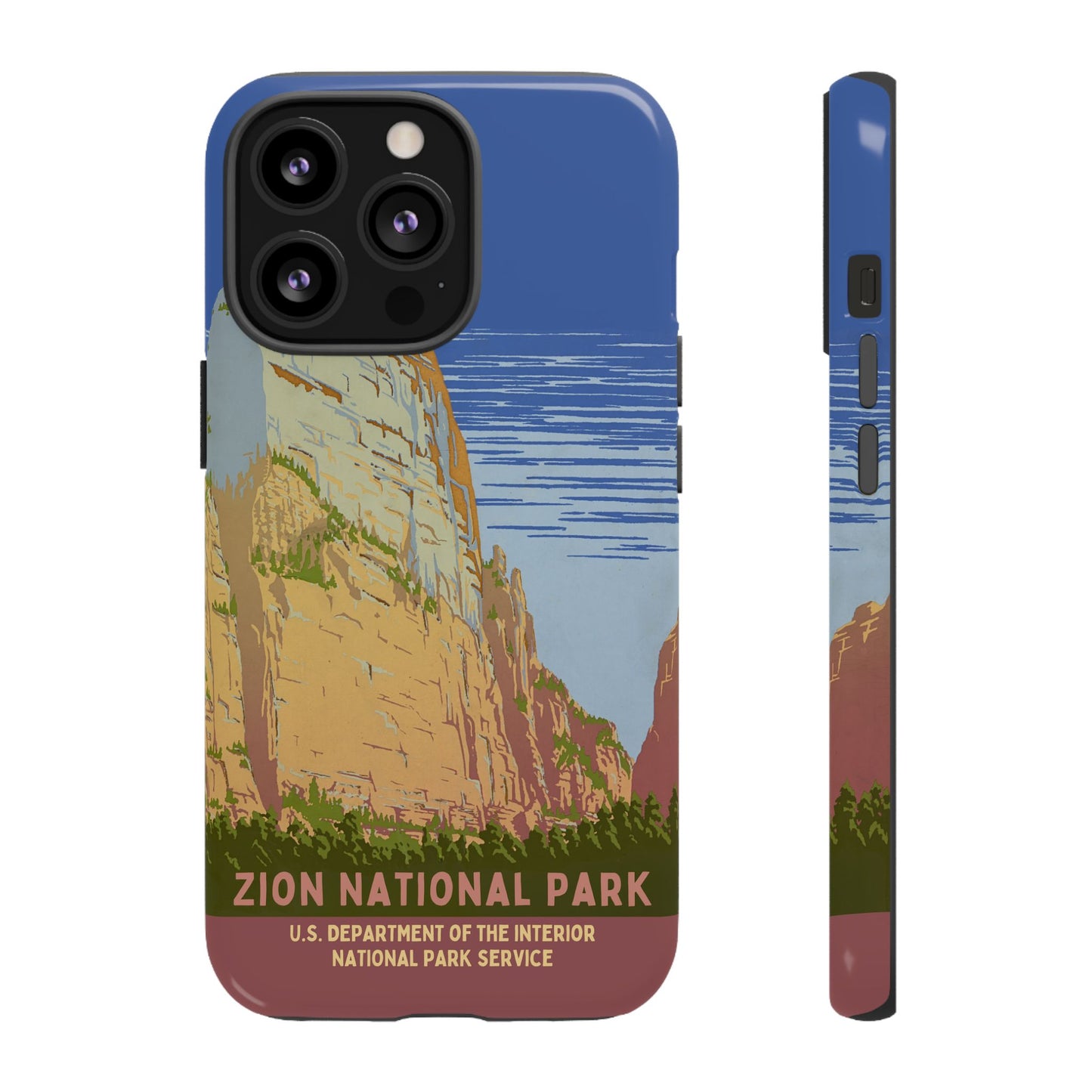Zion National Park Retro iPhone Case