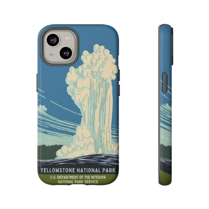 Yellowstone National Park Retro iPhone Case