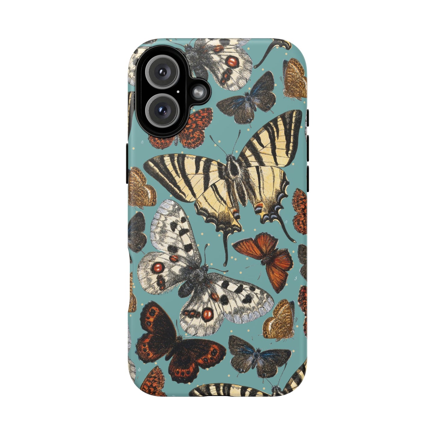Butterflies Vintage Illustration iPhone Case