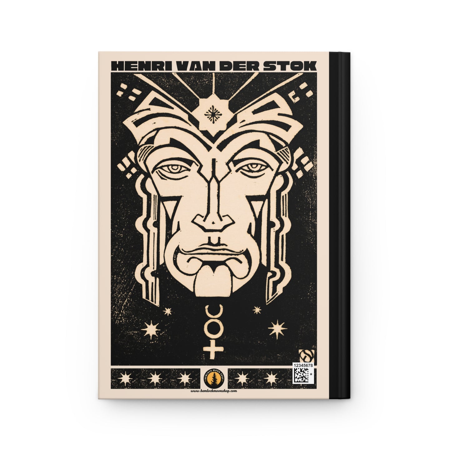 Mercury Hardcover Journal | Henri van der Stok's Planet Masks No. 001