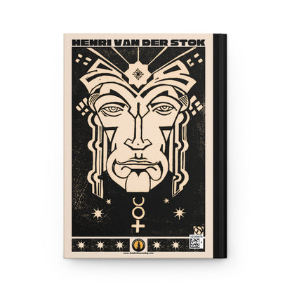 Mercury Hardcover Journal | Henri van der Stok's Planet Masks No. 001