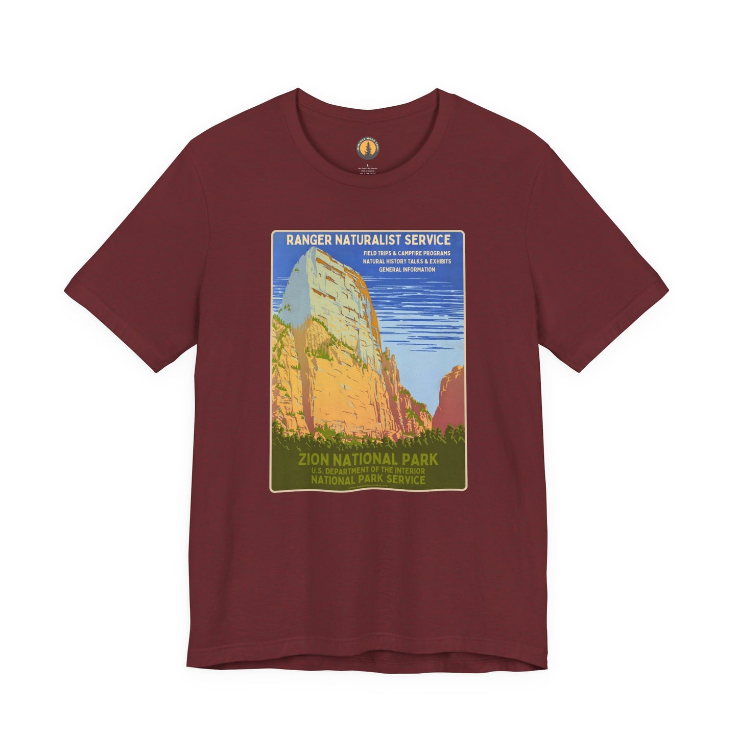 Zion National Park Vintage Poster Tee