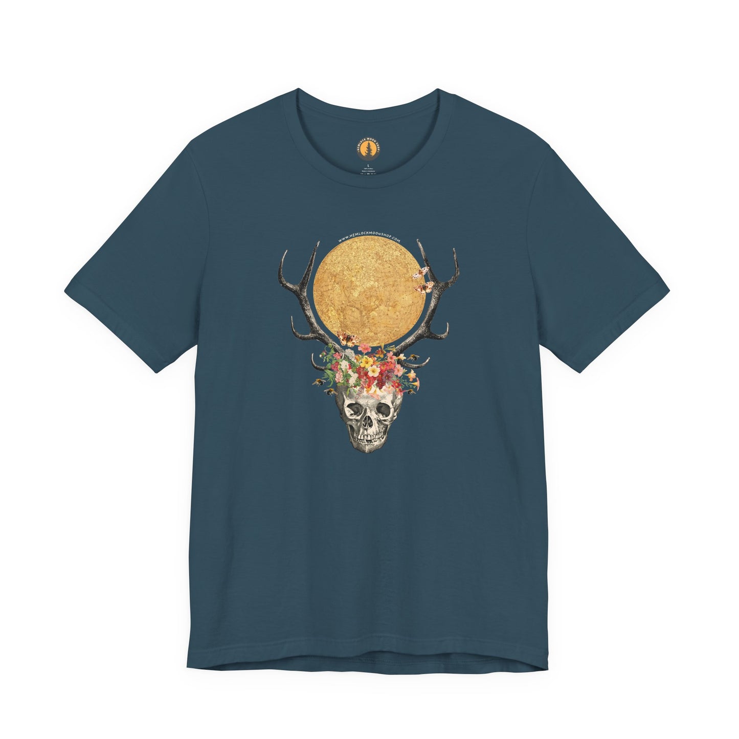 Bohemian Skull & Antlers Tee